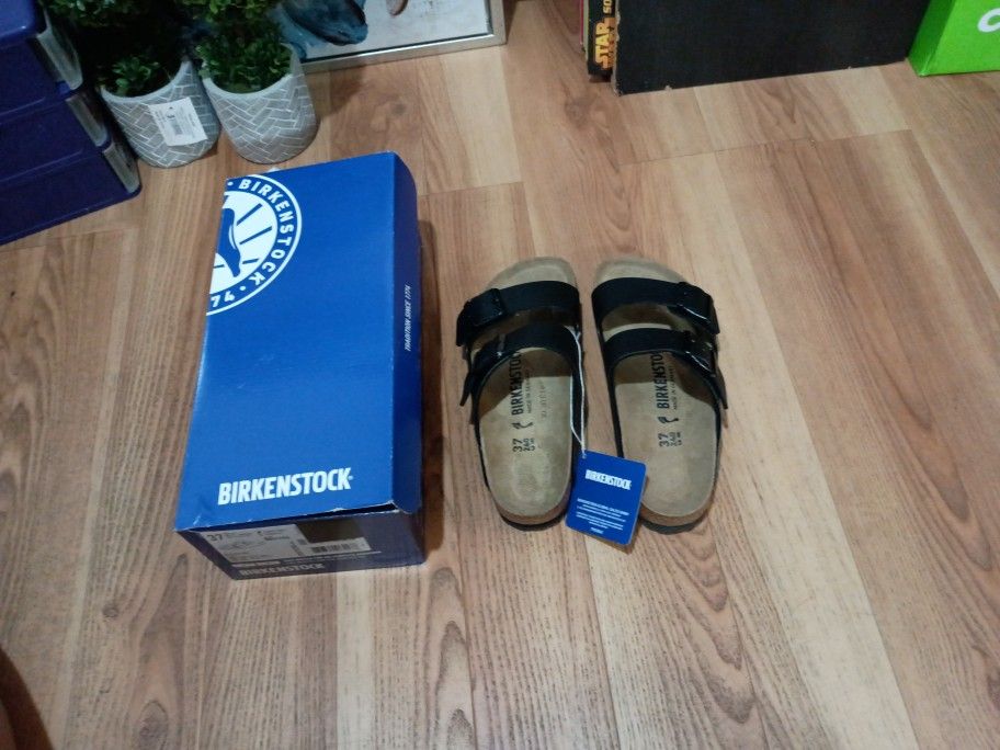 New Birkenstock Arizona BS, Black Size 6