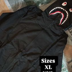 Black Bape Zip Up 