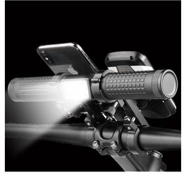 Redcomets 10000mAh Bicycle Light,Bike Handlebar Extender,Electric Scooter Accessories,Aviation Aluminum Alloy 2400lumens Bike Headlights,With A Bicycl