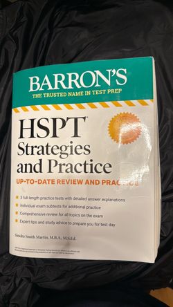 Barrons HSPT Strategies and practice book