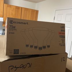 75w LED BR40 Dimmable Floodlights Daylight 6-Pack