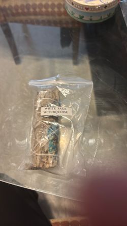 White sage W/turquoise