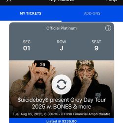 $uicideboy$ (Suicideboys) Grey day Tour - WEST PALM BEACH