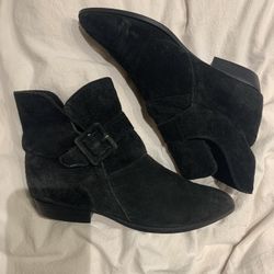 Black Suede Ankle Boots