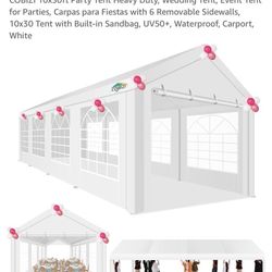 30X10 Tent For Sale