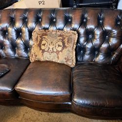 Faux Leather Type Sofa 