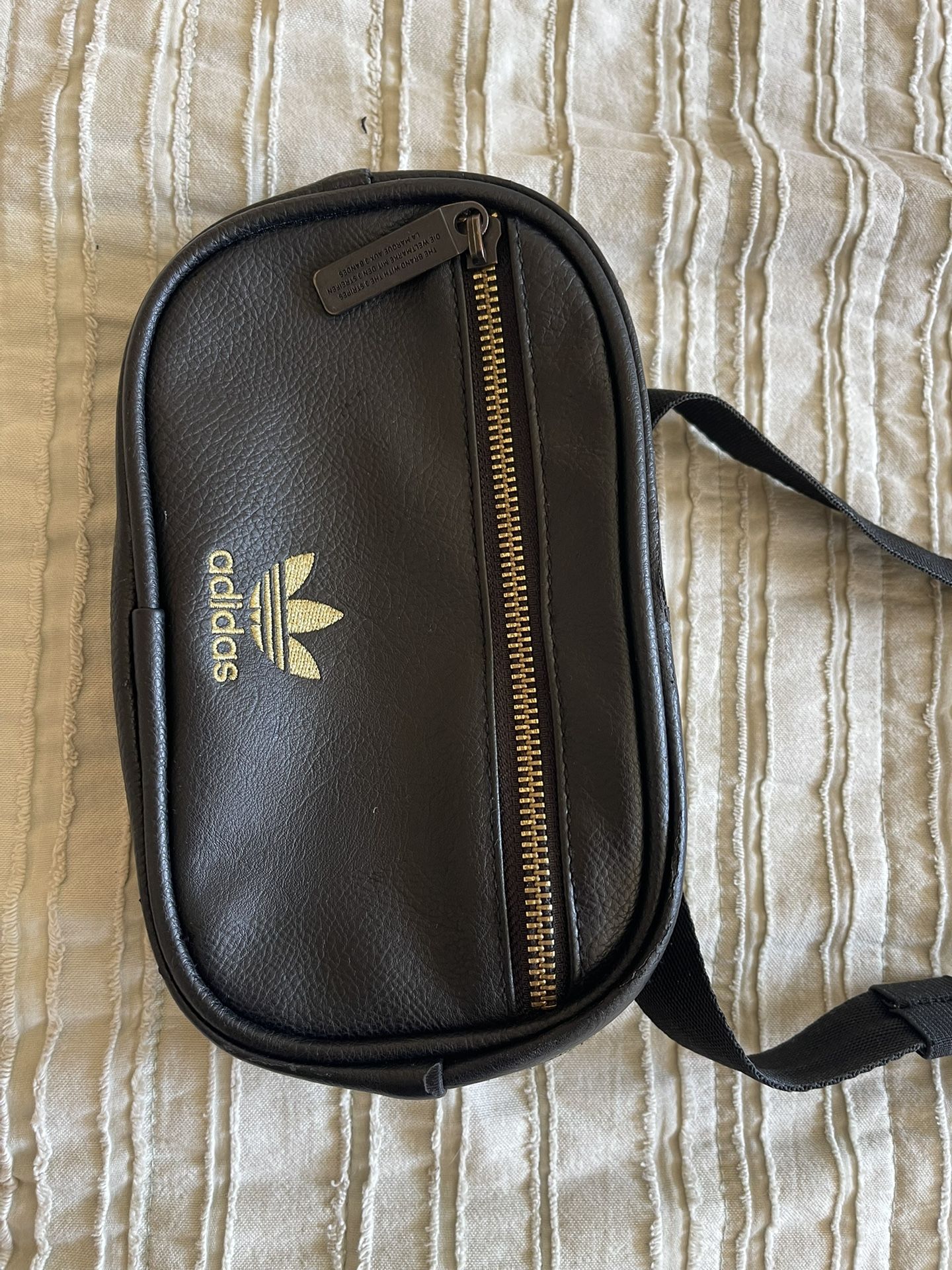 Adidas Faux Leather Fanny Pack