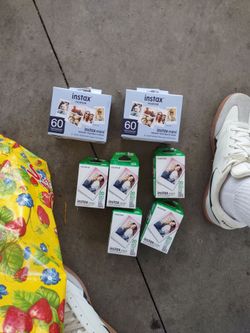 Instax Fujifilm mini 60 count and 20 count boxes