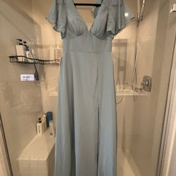 Azazie Bridesmaid Dress Moody blue
