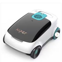 Scuba L1 Cordless Robotic Pool Vacuum - Automatic Pool Vacuum for Above Ground Pools up to 1100 sq.ft, White