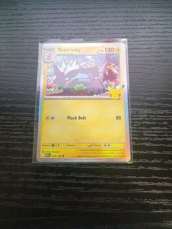 Pokemon Toxtricity 59/128 30th Celebration