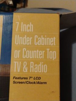 Ultra Slim AM FM Radio/Tv 125 Cable Channel Ready