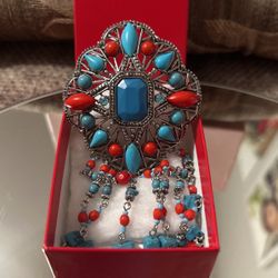 Beautiful! Colorful Turquoise Pendant !!!