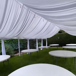 Draped Tent