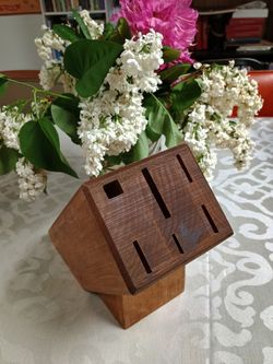 Wood Knife Block