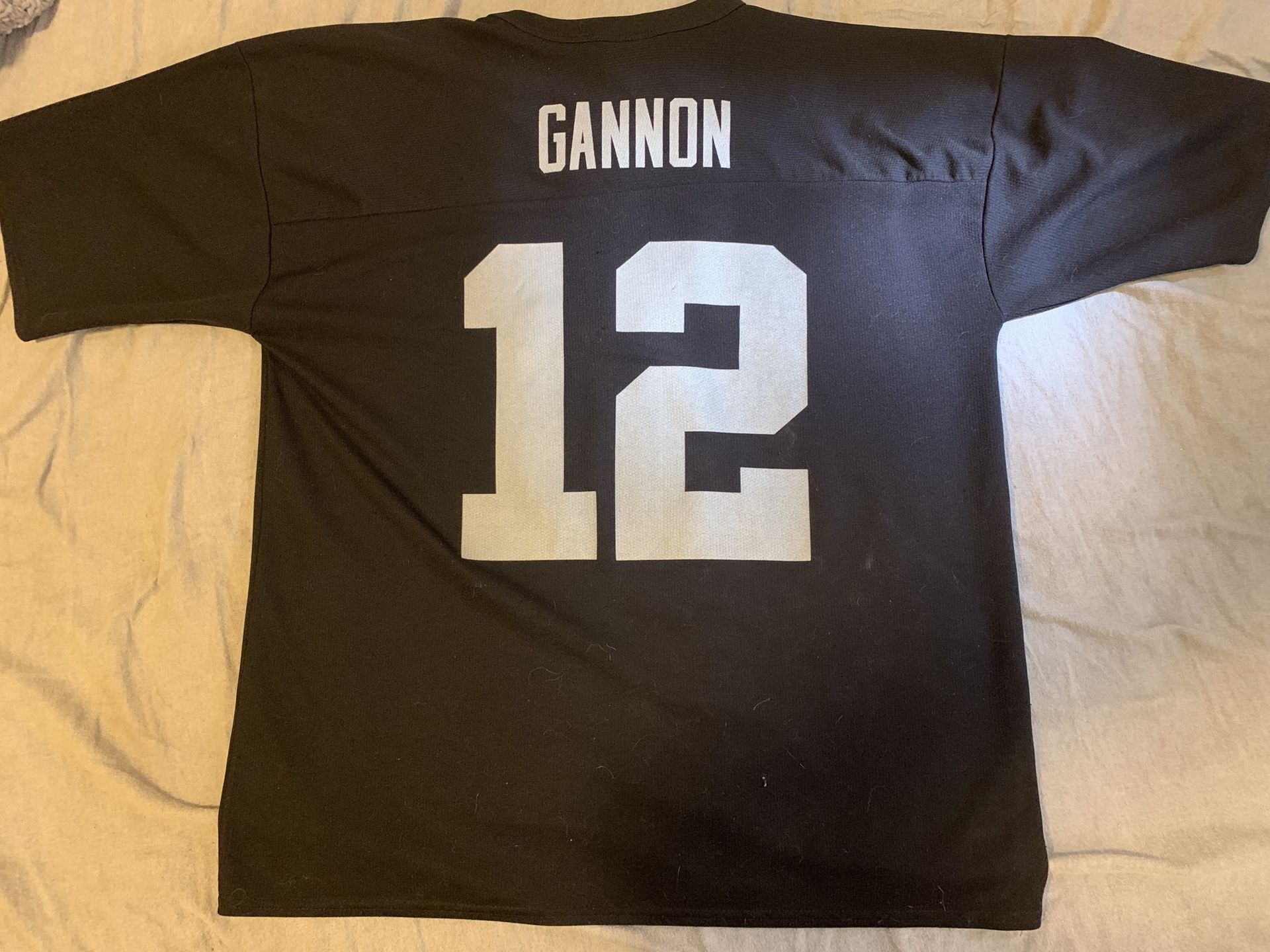 Raider logo athletic Rich Gannon jersey