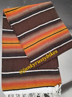 New brown 5x7 Serape Sarape Zarape Mexican