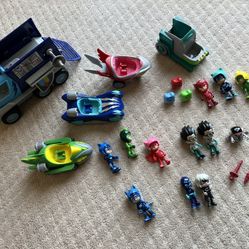 PJ Masks Figurines, Cars, And Accessories 