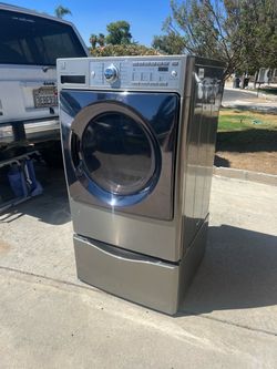 Kenmore Gas Front-Load Dryer with Pedestal