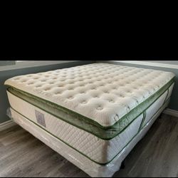 Ck Organic Elite Superior Hybrid Cool Gel Memory Foam Pillow Top 14inch Mattress!!