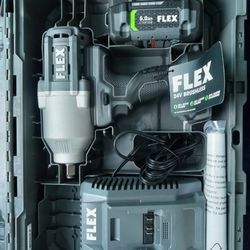 FLEX 34-volt Variable Speed Brushless 1/2-in Drive Cordless Impact Wrench (1-Battery Included)