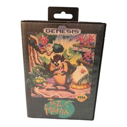 Taz-Mania (Sega Genesis) Complete Box  Looney Tunes