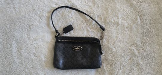 Coach Leather Wristlet