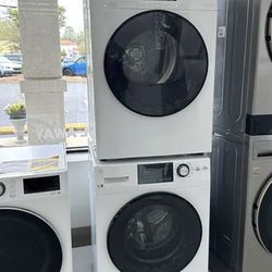 GE Front Load 24” Washer Dryer Electric Set + Steam New In Box 