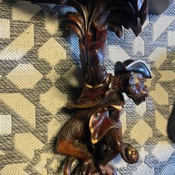 Vintage Palm Beach Regency Or Hollywood Regency Style Shelf