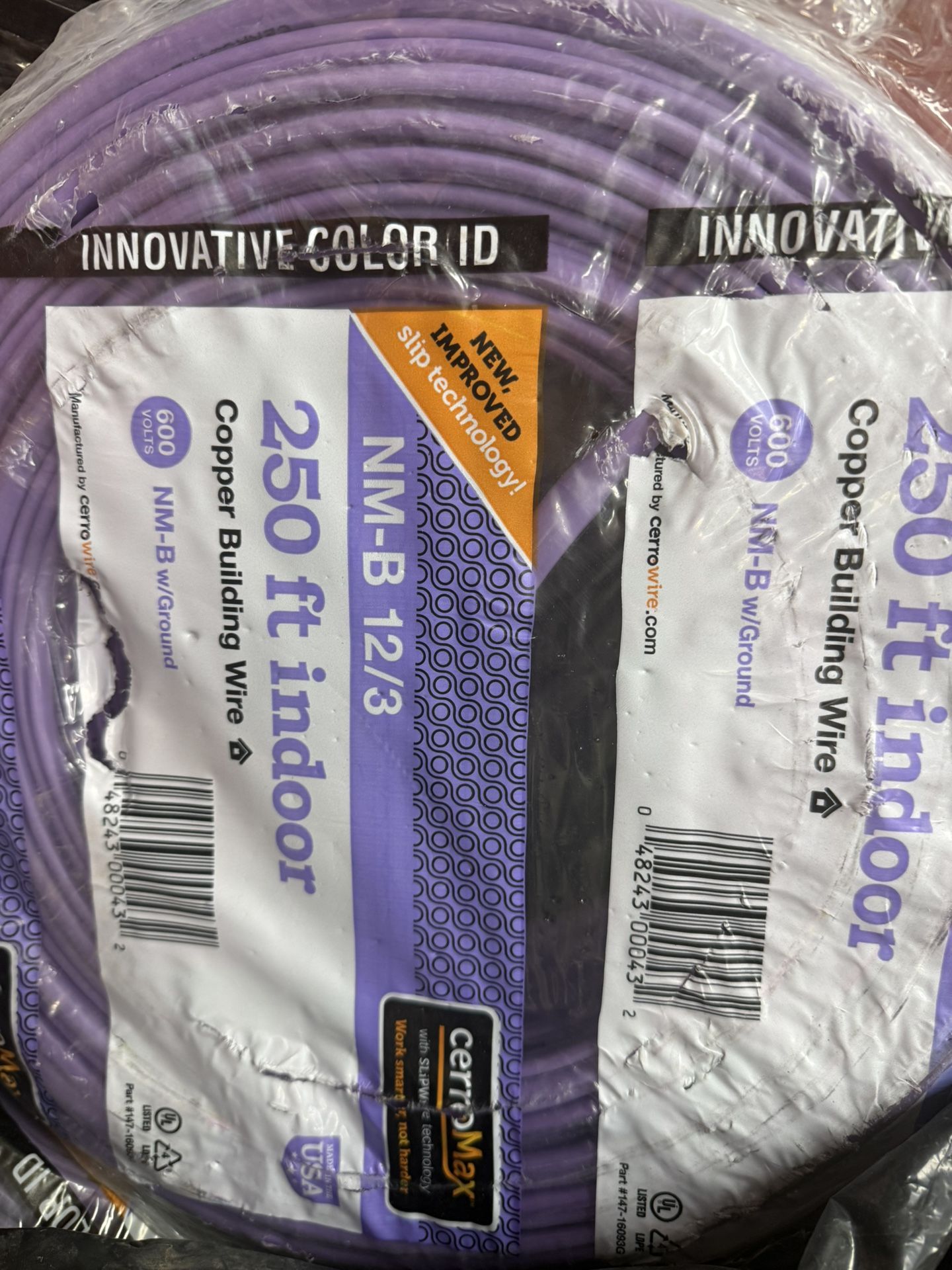 12/3 Romex 250ft Copper Electric Wire