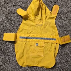 LOT of dog clothes – raincoat + sweater