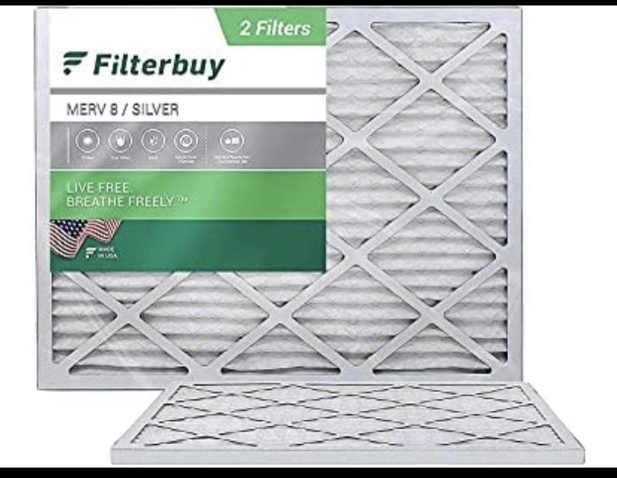 Air filter 21*22*1. 2 packs