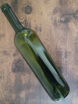 Dark Green Glass Bottles (x5)