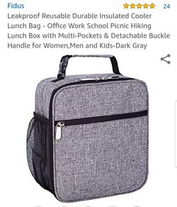 Insulated cooler lunch bag