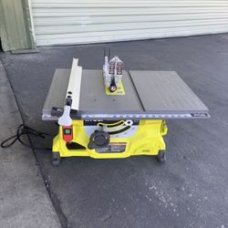 RYOBI 13 Amp 8-1/4 in. Compact Portable Corded Jobsite Table Saw 