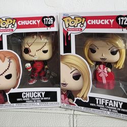 Funko Pop Valentine's Day Chucky and Tiffany 