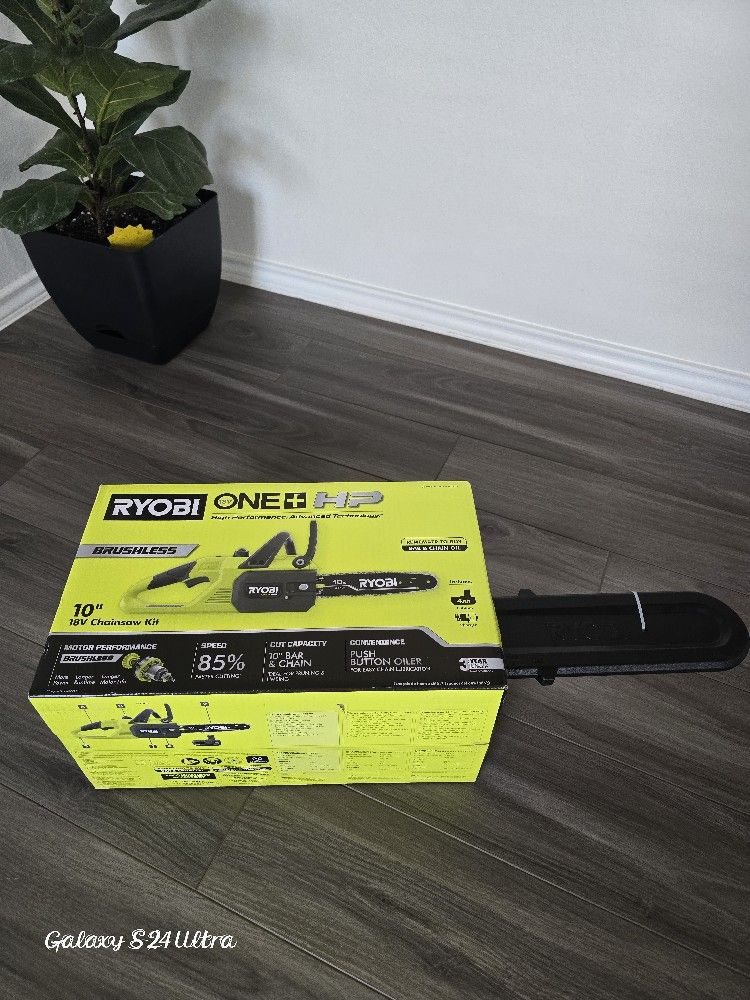 Ryobi Brushless 10in Chainsaw Kit $60