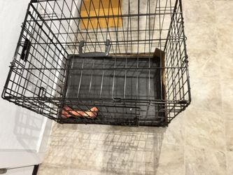 Black Metal Dog Cage 