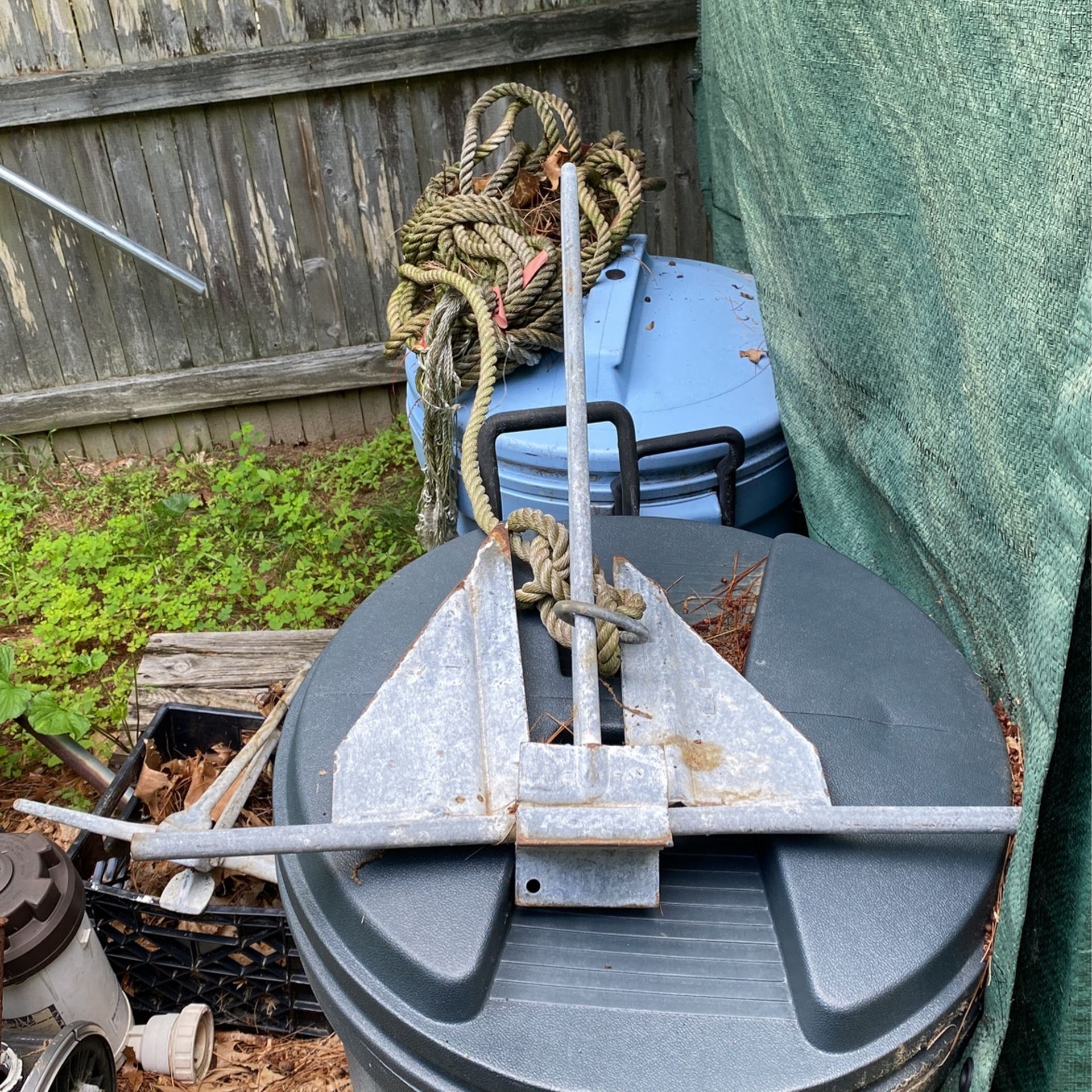 Qty: 2 Hooker Style 13, Boat Anchors For 25-30ft Boat