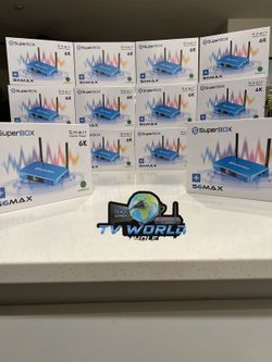 SuperBOX Super box S6 Models Max, Pro, Ultra, Supreme & Vsee Models V3 plus Vsee Elite ultra 8 wholesale available