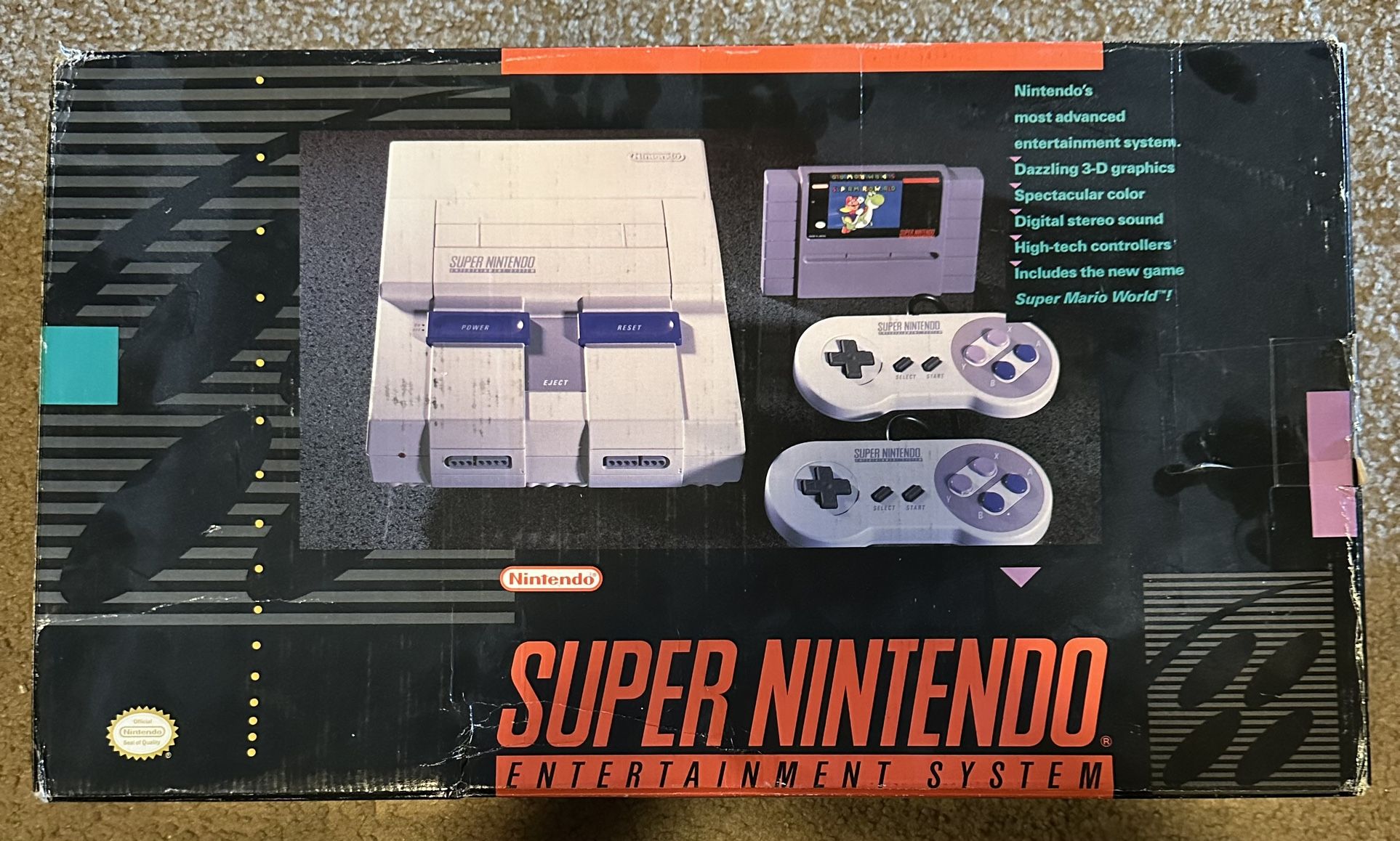 Super Nintendo Console Box Only 