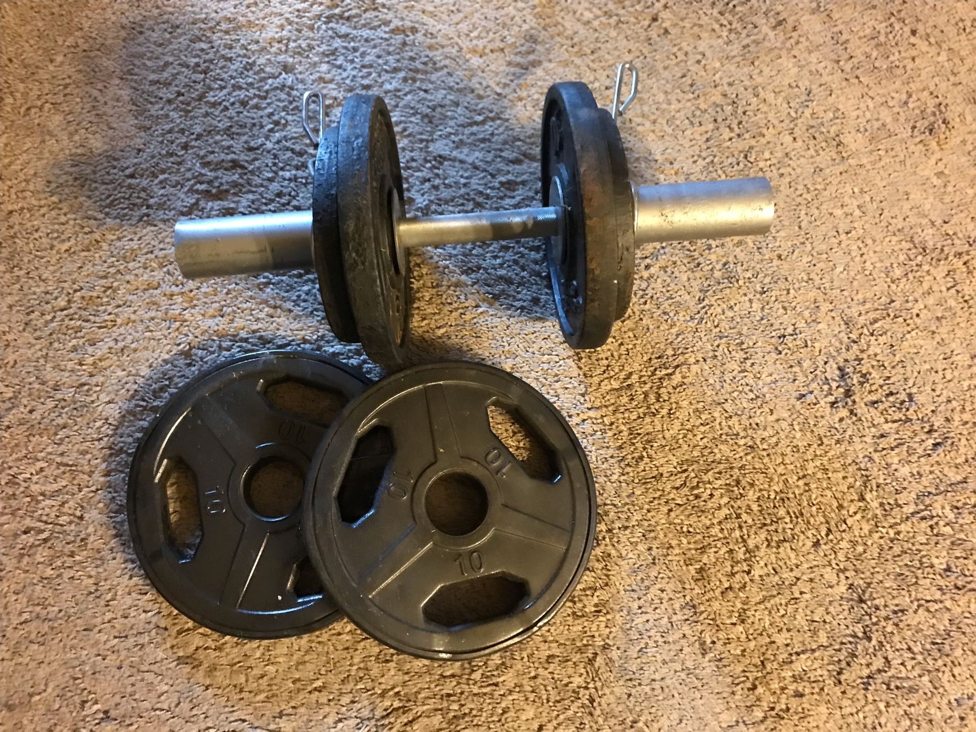 60 Pounds of Weights w/Bar