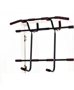 Estelys 6 in 1 Pull-Up Bar Doorway Trainer, Dip Bar & Power Ropes, Chin-Up Bars for Door Frames Without Drilling, for A Total Body Home Workout