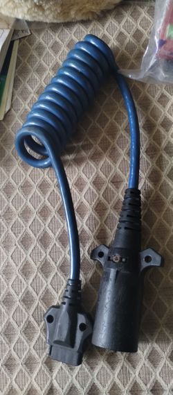 Trailer Coiled Electrical Connector Cable