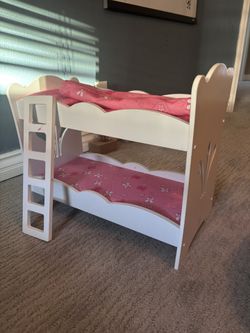 Doll Bunk Bed Set With Ladder