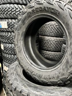 @Fairmount Tire & Rubber Co we have Predator New Mutant R/T tire on close out 35x13.50R20 for Trucks and SUV's 