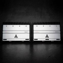 OG JL Audio Slash 500/1 + 300/4 Pair - Silver - Tested - Collector - Not Slash v2