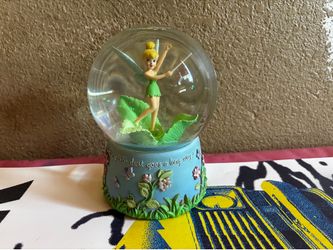 Disney Tinker Bell Musical Snow Globe – “A Little Pixie Dust Goes a Long Way”