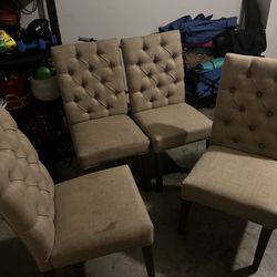 4 Dining Room Chairs