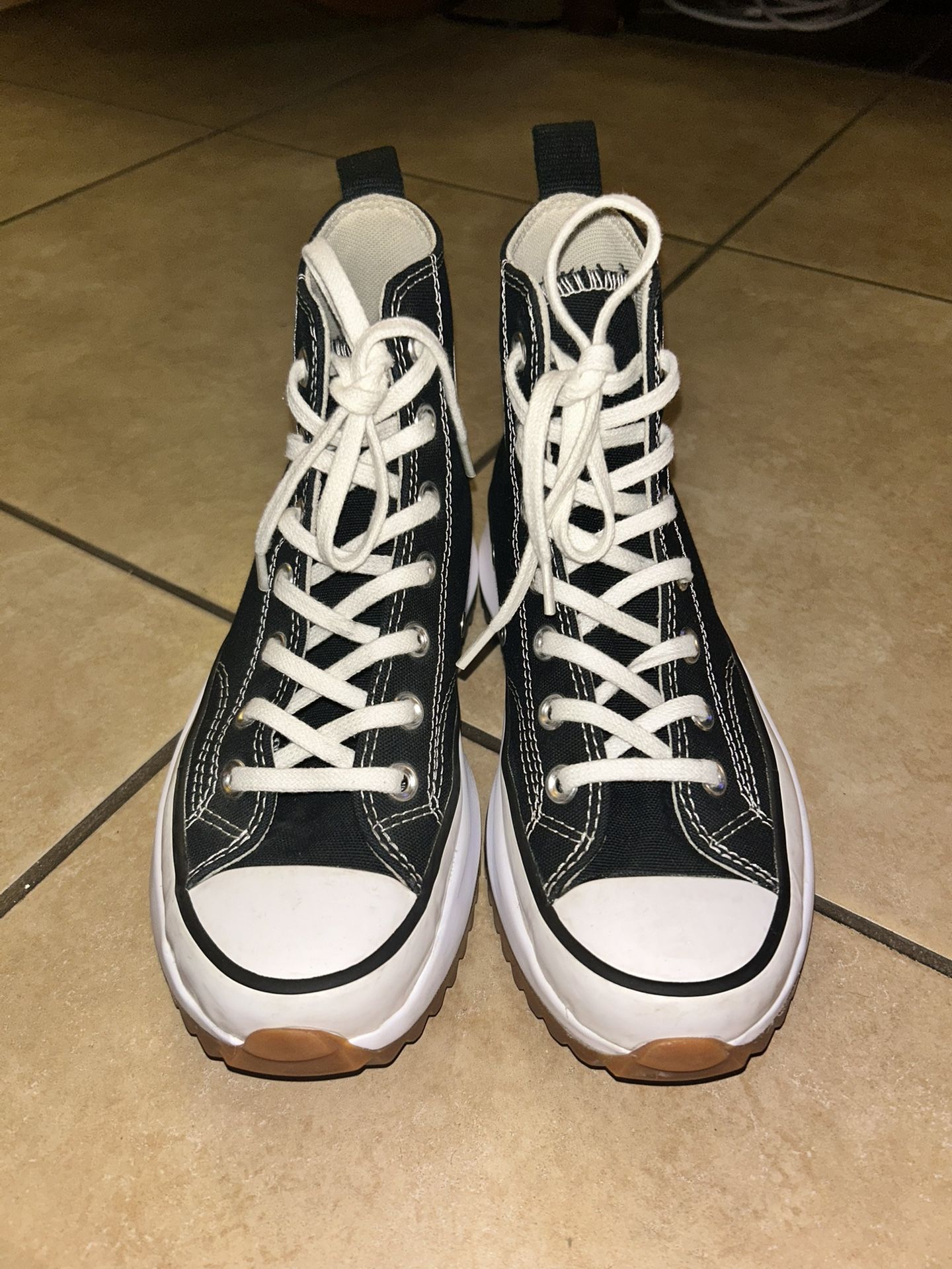 Converse Run Star Hike Canvas Platforms